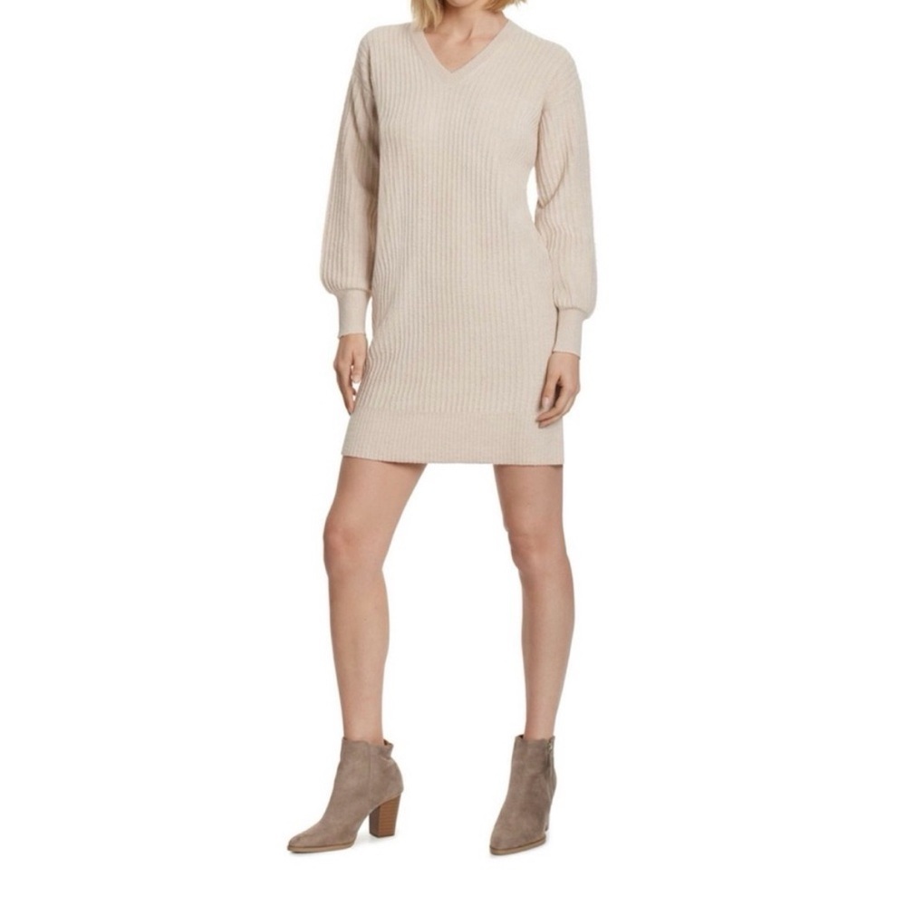 NWT Jessica Simpson Cream Sweater Dress Size XS Cozy Knit